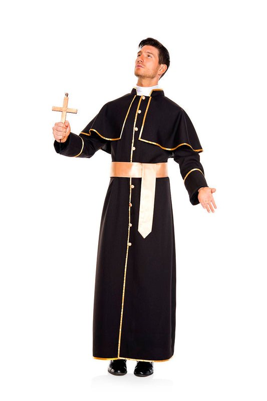 Deluxe Priest Men Costume by Music Legs only at  TeeJayTraders.com