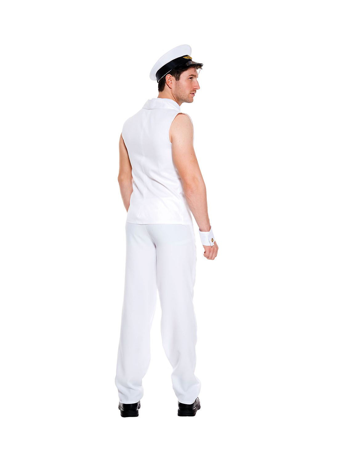 Airline Pilot Men Costume White by Music Legs only at  TeeJayTraders.com - Image 2