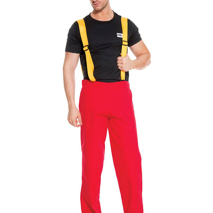 Firefighter Hero Men Costume by Music Legs only at  TeeJayTraders.com