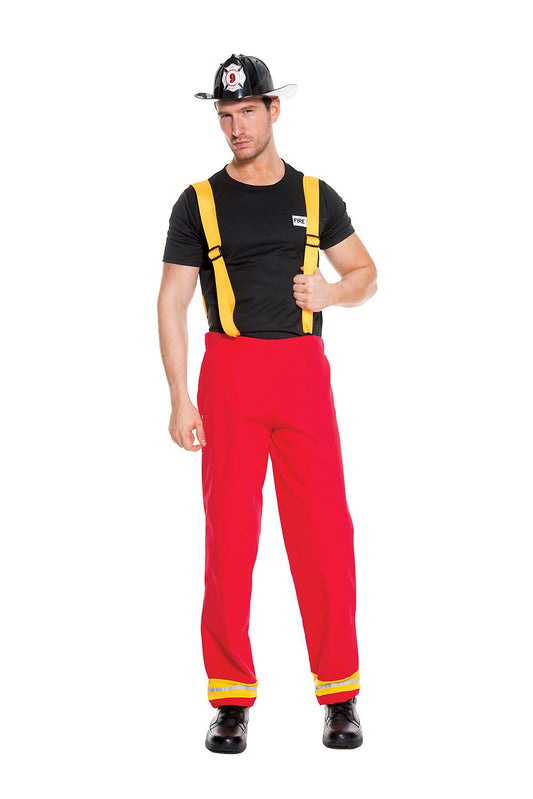 Firefighter Hero Men Costume by Music Legs only at  TeeJayTraders.com