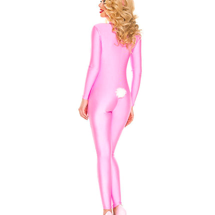 Pink Bunny Woman Costume by Music Legs only at  TeeJayTraders.com - Image 2