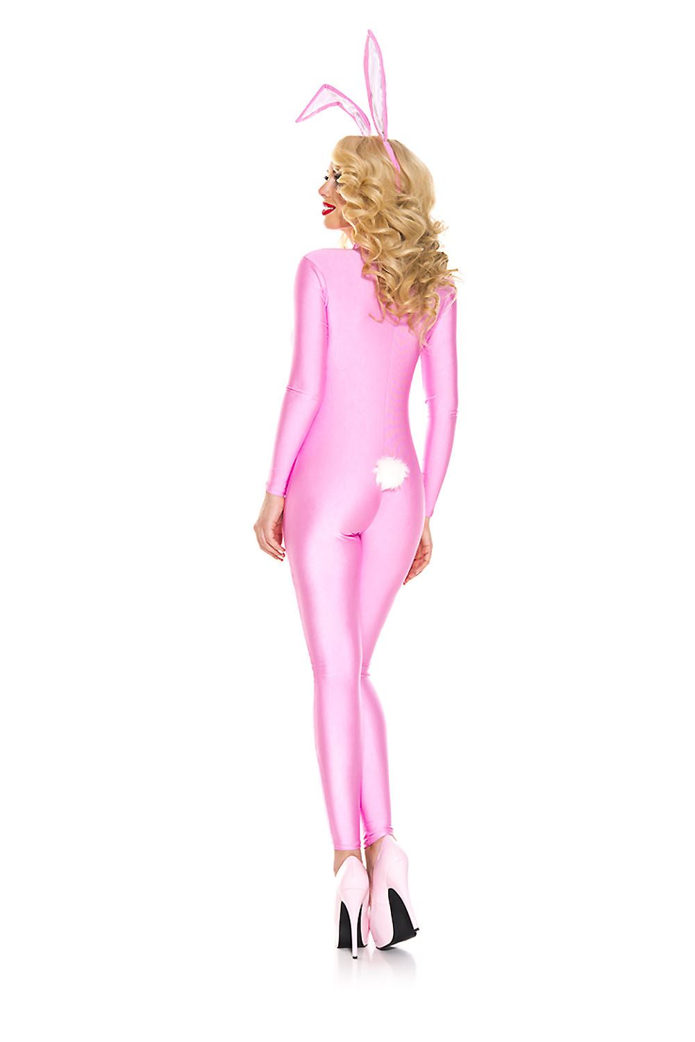 Pink Bunny Woman Costume by Music Legs only at  TeeJayTraders.com - Image 2