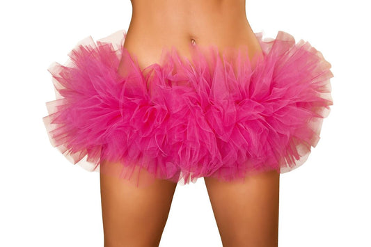 Hot Pink Fluffy Mini Ruffled Women Petticoat by Roma Costumes only at  TeeJayTraders.com