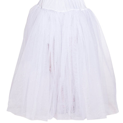 Full Length White Petticoat by Roma Costume only at  TeeJayTraders.com