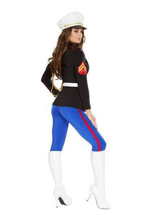 Marine Corporal Woman Costume by Roma Costumes only at  TeeJayTraders.com - Image 2
