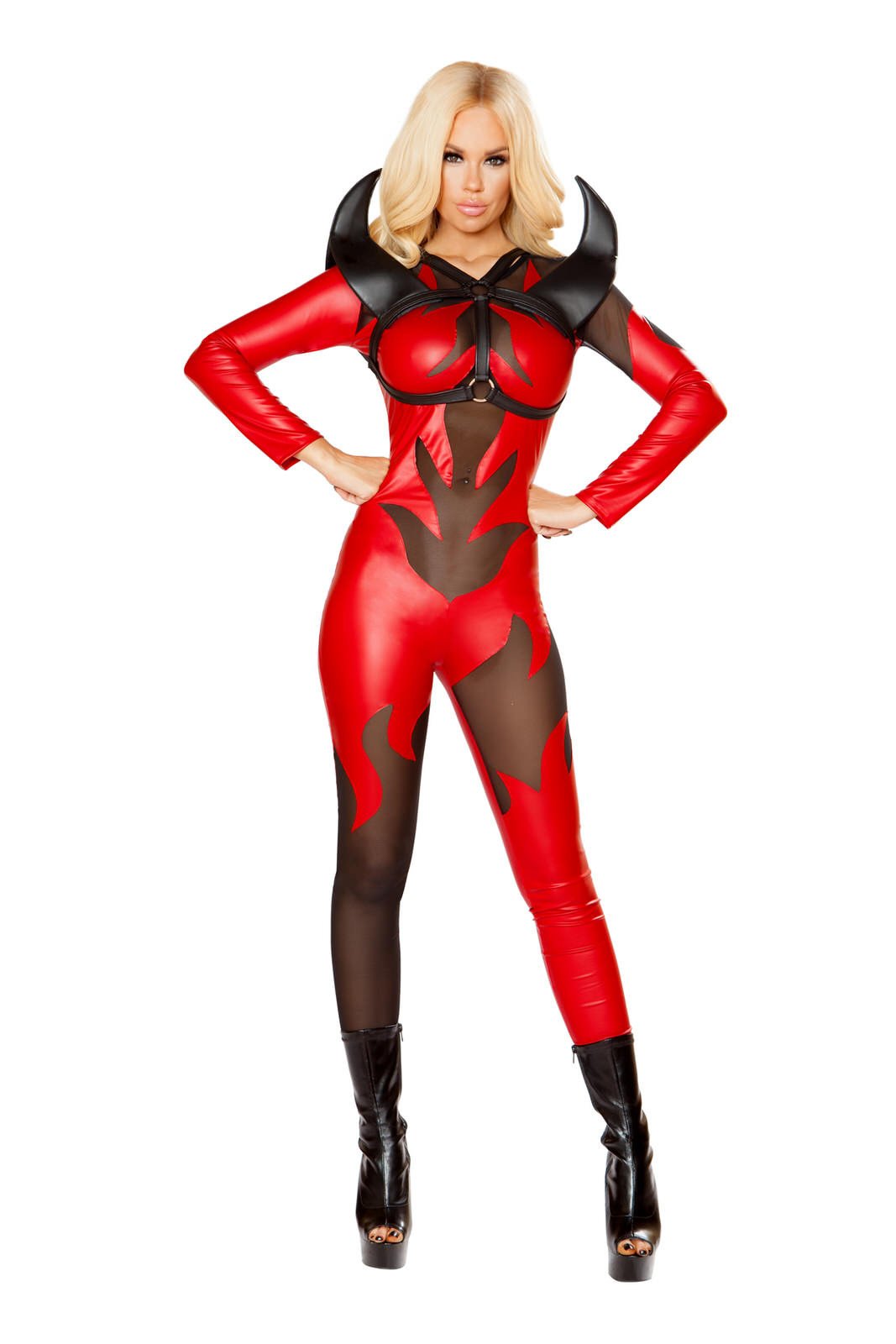 Fired Up Devil Women Costume by Roma Costumes only at  TeeJayTraders.com