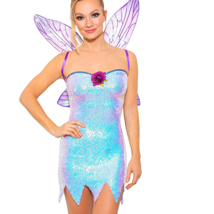 Twinkle Fairy Dust Woman Sequin Costume by Roma Costumes only at  TeeJayTraders.com