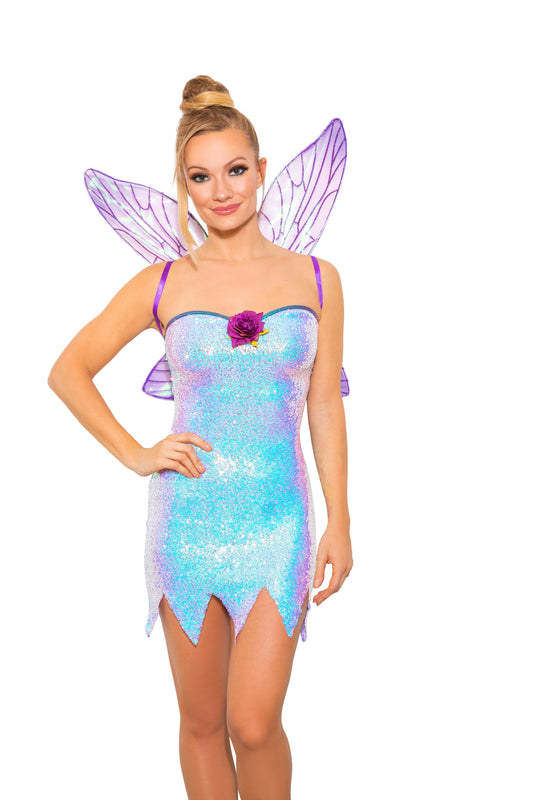 Twinkle Fairy Dust Woman Sequin Costume by Roma Costumes only at  TeeJayTraders.com