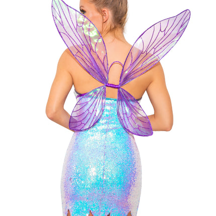 Twinkle Fairy Dust Woman Sequin Costume by Roma Costumes only at  TeeJayTraders.com - Image 2