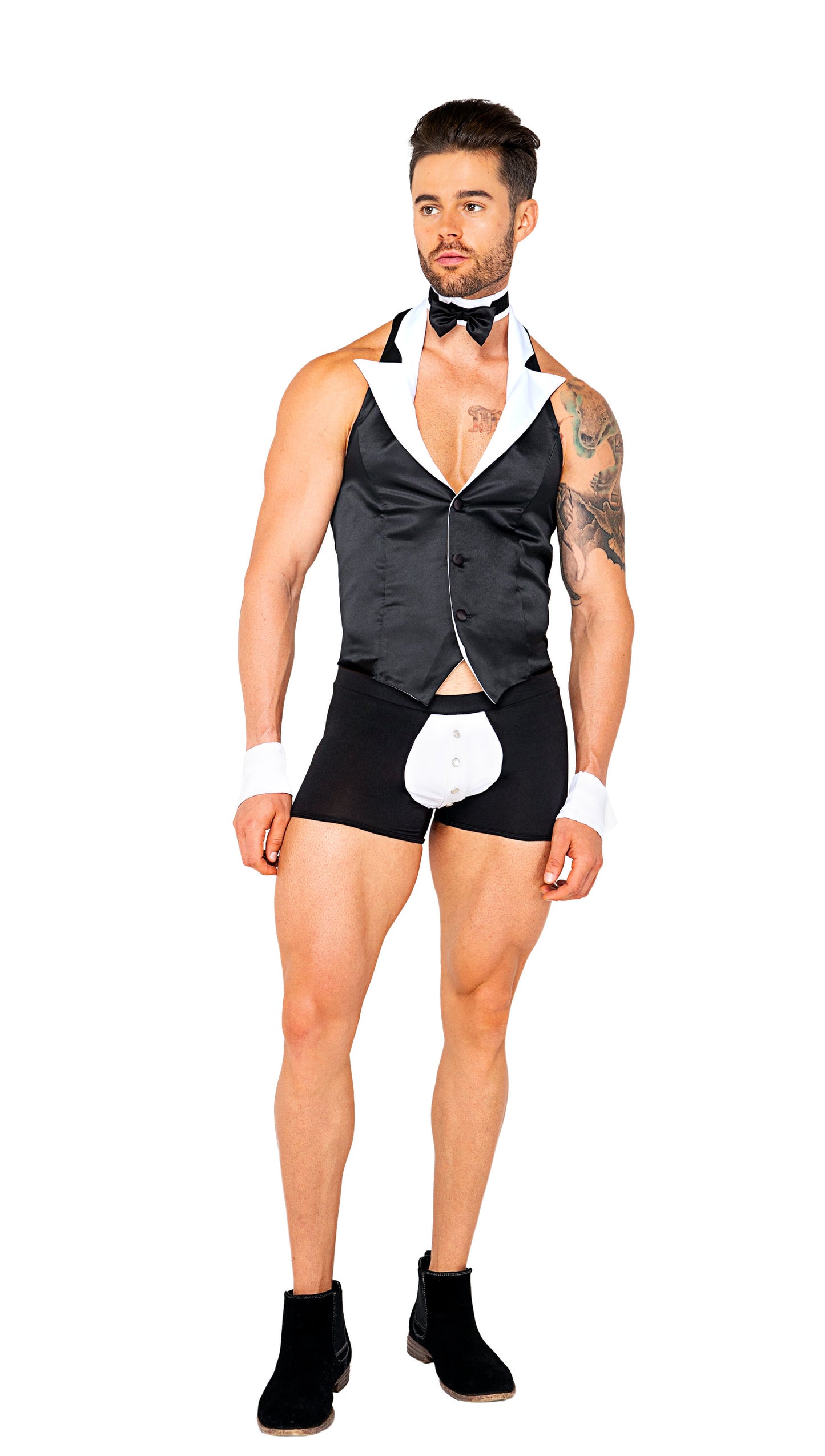 Butler Beefcake Men Costume by Roma Costumes only at  TeeJayTraders.com