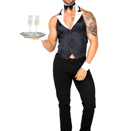 Butler Beefcake Men Costume by Roma Costumes only at  TeeJayTraders.com - Image 2