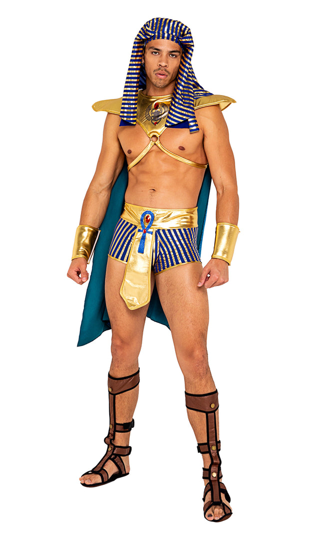 Pharaoh of Egyptian King Men Costume by Roma Costumes only at  TeeJayTraders.com