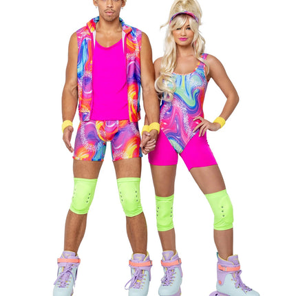 Retro Rollerblade Stud Men Costume by Roma Costumes only at  TeeJayTraders.com