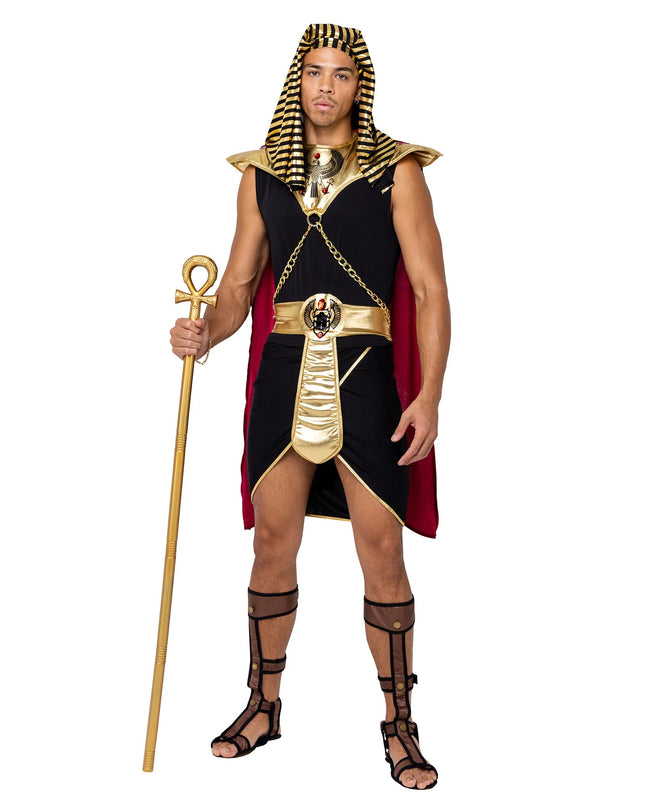 Mighty Pharaoh Egyptian King Men Costume by Roma Costumes only at  TeeJayTraders.com