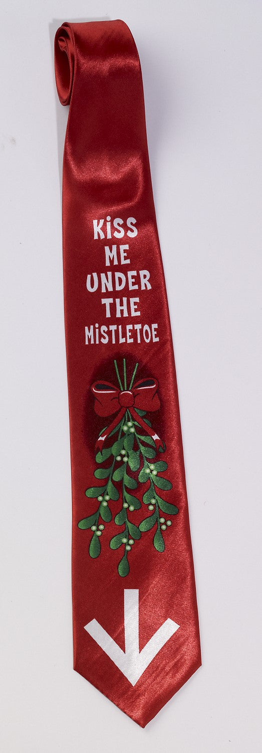 Christmas Tie Mistletoe by Rubies only at  TeeJayTraders.com