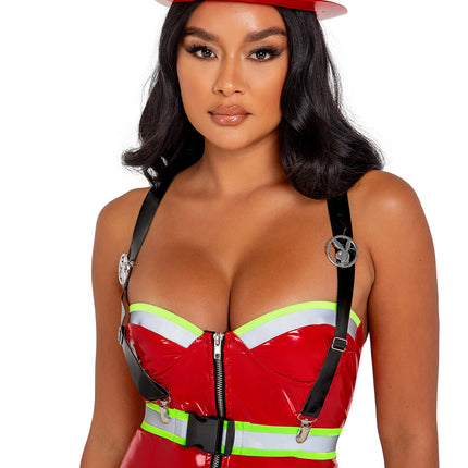 Playboy Smokin Hot Firegirl Women Costume by Roma Costumes only at  TeeJayTraders.com - Image 3