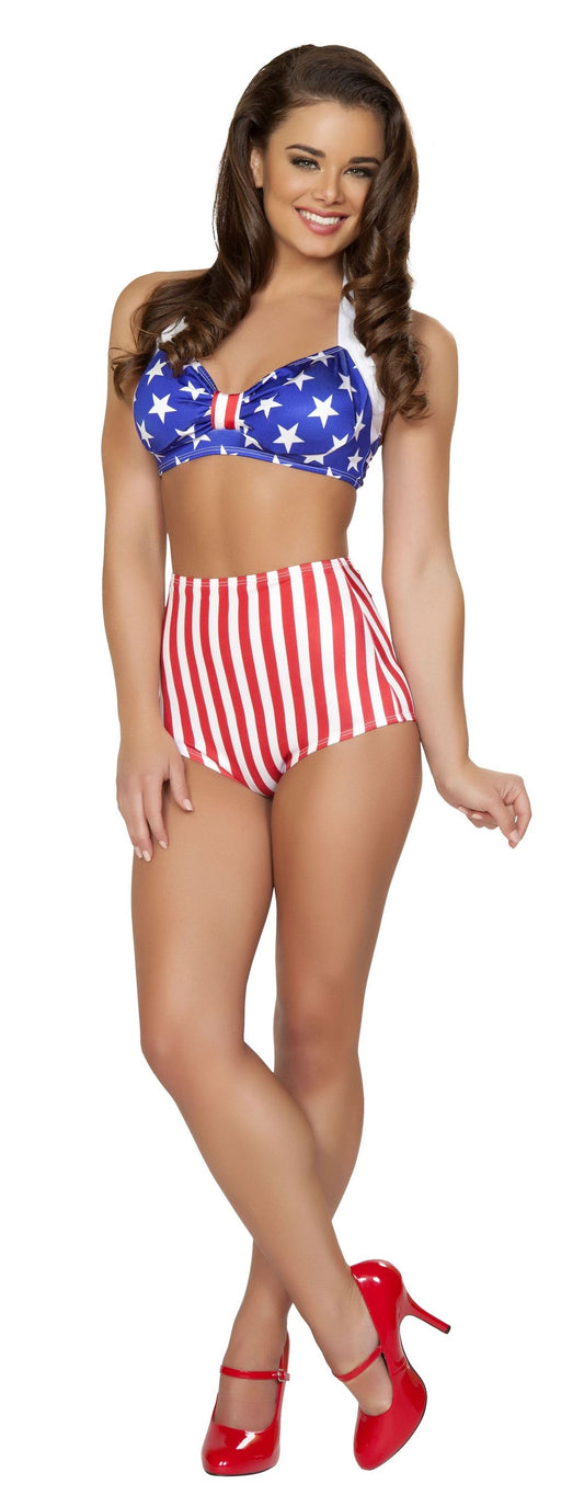 Americans Polka Dot High Waisted Short by Roma Costumes only at  TeeJayTraders.com