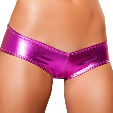 Hot Pink Metallic Dance Wear Low Rise Short by Roma Costume only at  TeeJayTraders.com