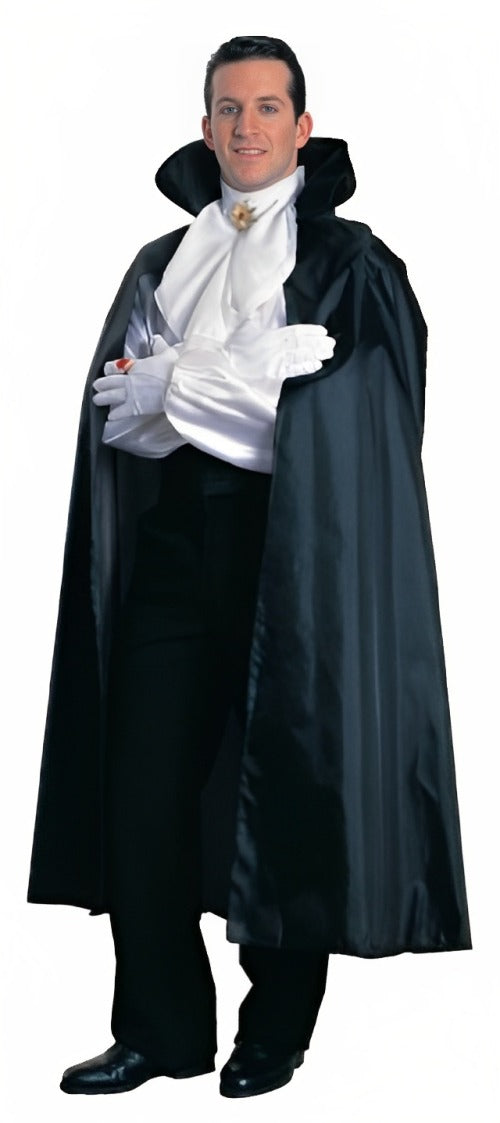 Elegance Vampire Black Form Collar Cape by Halloween Resource Center only at  TeeJayTraders.com