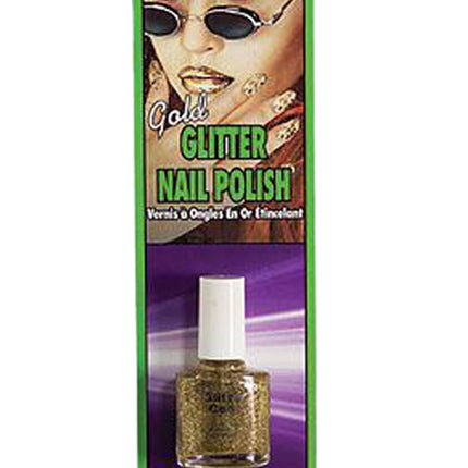Gold Glitter Nail Polish by Rubies Costumes only at  TeeJayTraders.com