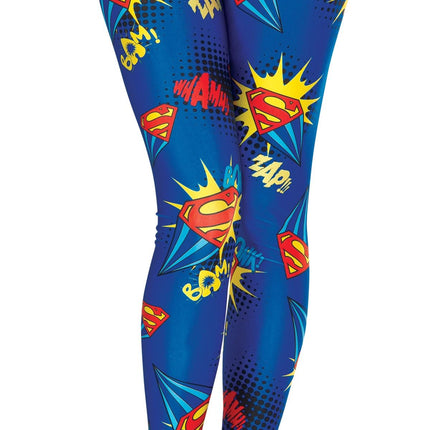 Supergirl Woman Leggings by Rubies Costumes only at  TeeJayTraders.com