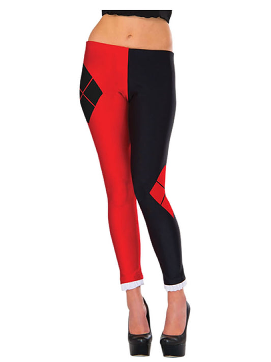 Harley Quinn Woman Leggings by Rubies Costumes only at  TeeJayTraders.com