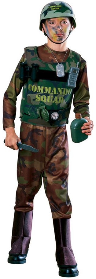 U S Army Commando Boys Costume by Rubies Costumes only at  TeeJayTraders.com