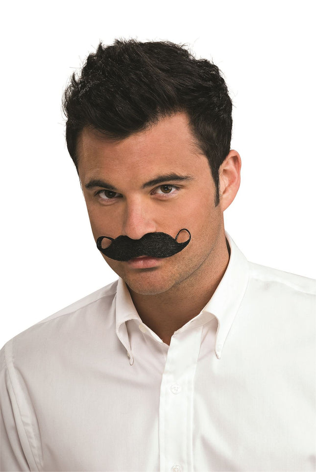 Handlebar Moustache Cowboy Men by Rubies Costumes only at  TeeJayTraders.com