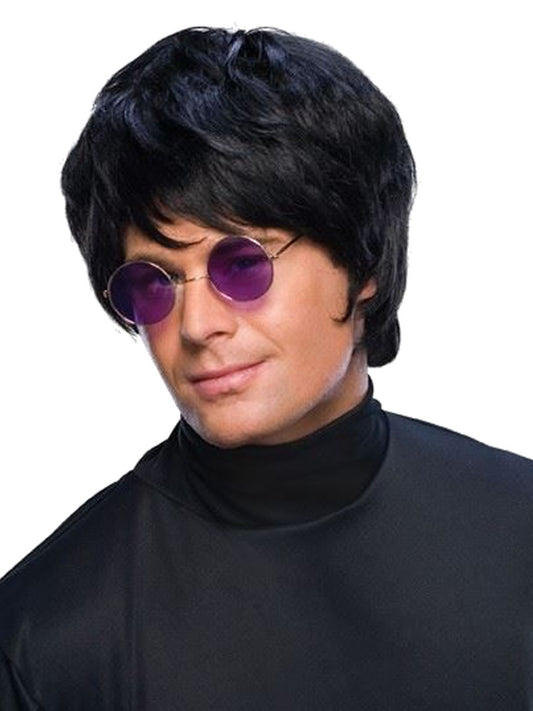 Pop Star Men Wig Black by Rubies Costumes only at  TeeJayTraders.com