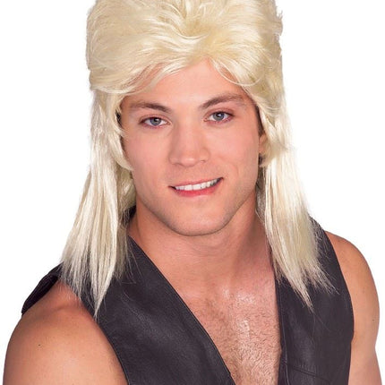 Mullet Wig Blonde by Rubies Costumes only at  TeeJayTraders.com