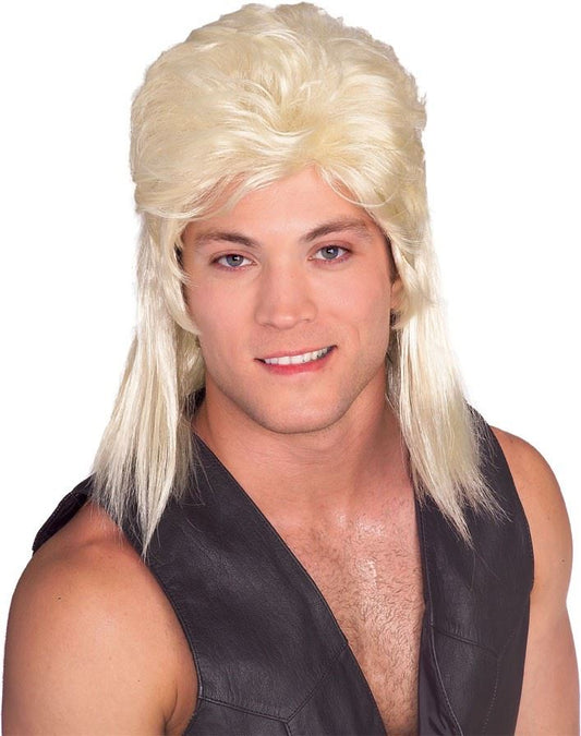 Mullet Wig Blonde by Rubies Costumes only at  TeeJayTraders.com