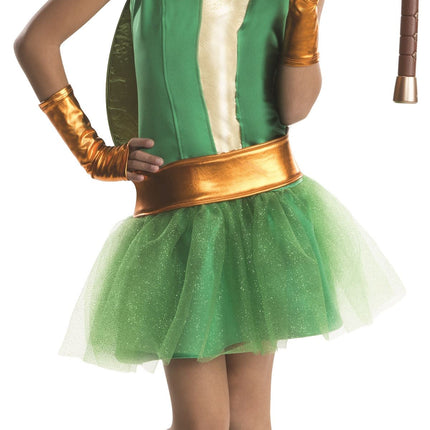 Michaelangelo Ninja Turtle Girls Costume by Rubies only at  TeeJayTraders.com