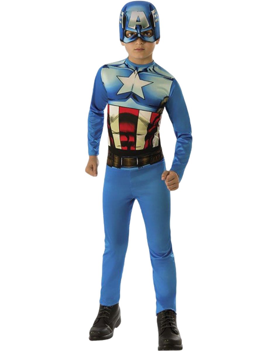 Captain America Boys Avenger Costume by Rubies Costumes only at  TeeJayTraders.com