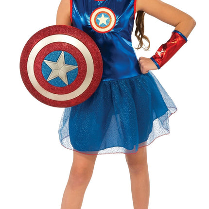 Captain America Tutu Girls Costume by Rubies Costumes only at  TeeJayTraders.com
