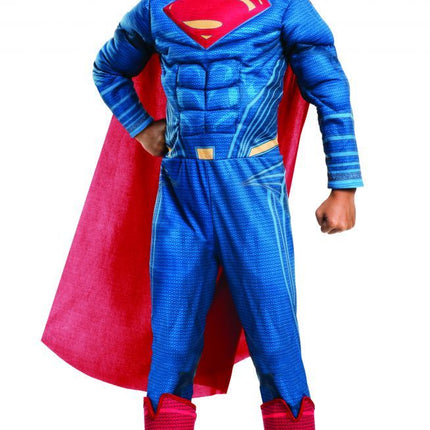 Superman Muscle Deluxe Boys Dawn Of Justice Costume by Rubies Costumes only at  TeeJayTraders.com