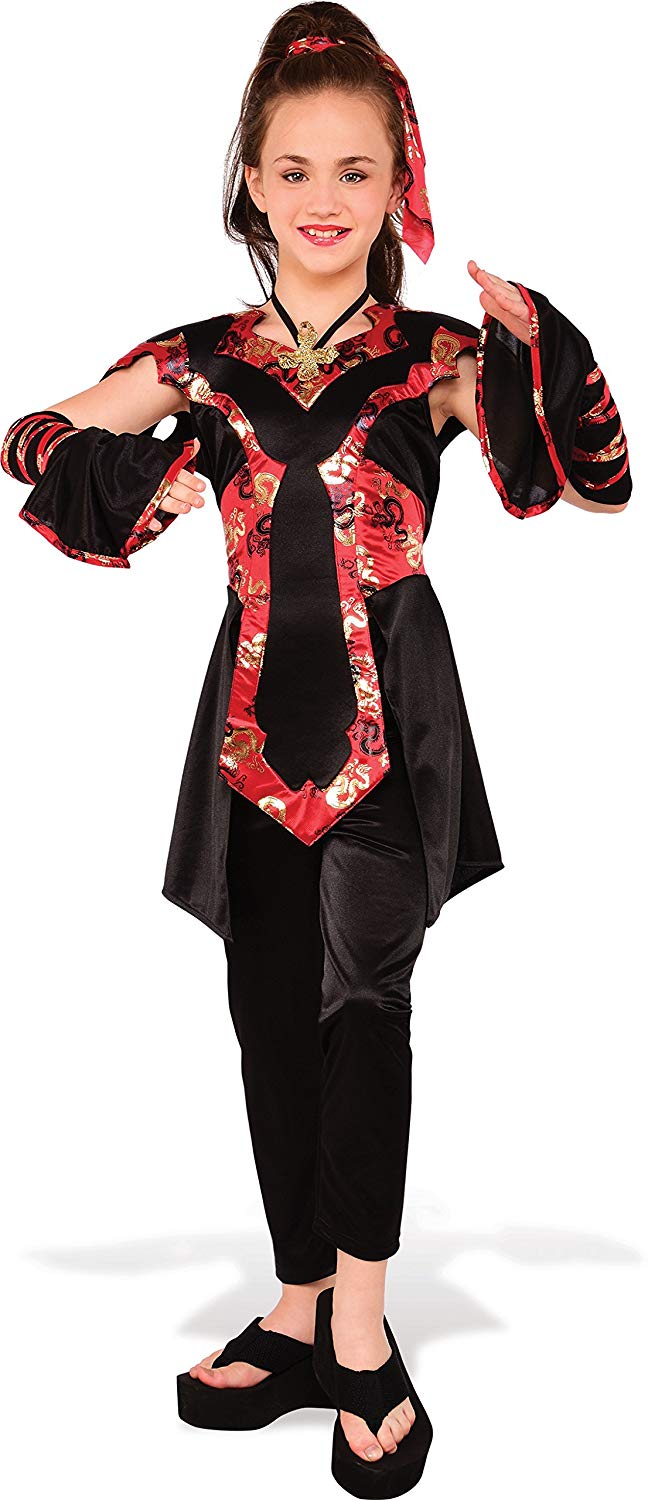 Dragon Ninja Girls Costume by Halloween Resource Center only at  TeeJayTraders.com