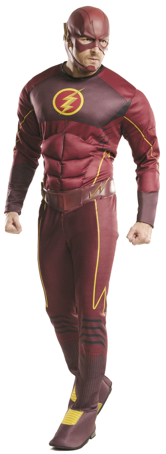 Flash Tv Show Men Deluxe Costume by Rubies Costumes only at  TeeJayTraders.com