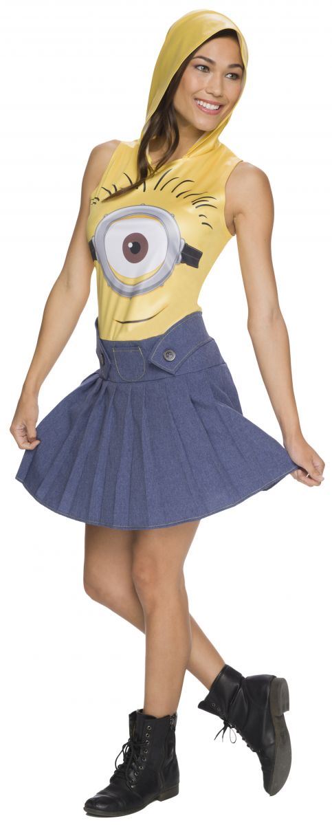 Minions Woman Hooded Costume by Rubies only at  TeeJayTraders.com