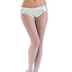 Adult Women's Metallic Short Silver