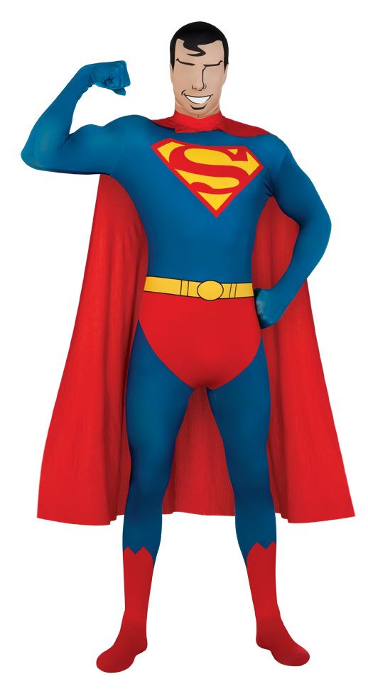 Superman 2nd Skin  Men Costume by Rubies only at  TeeJayTraders.com