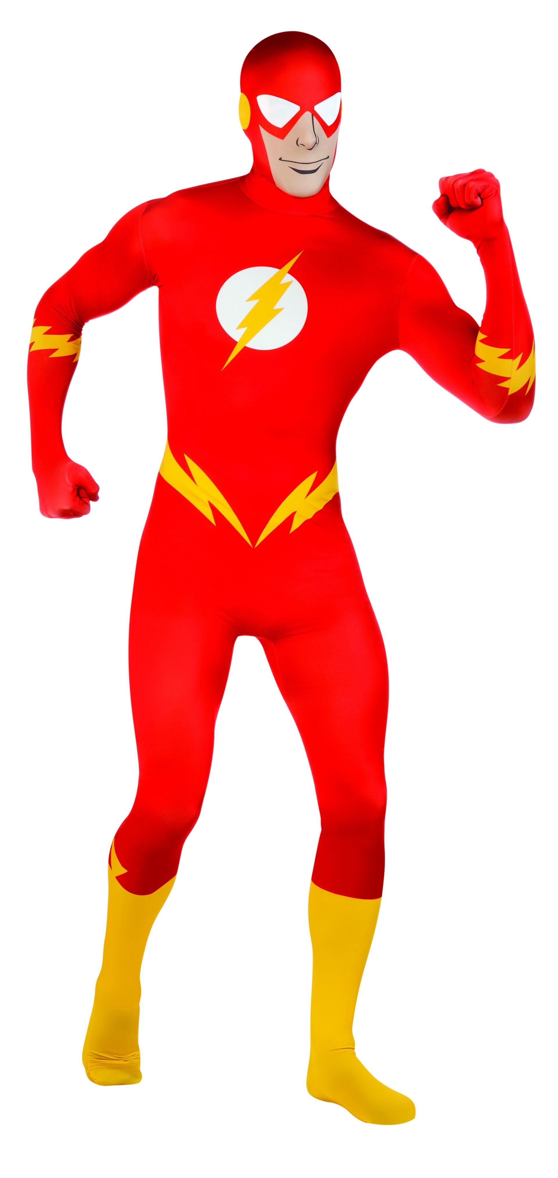 Flash Bodysuit Men Costume by Rubies Costumes only at  TeeJayTraders.com