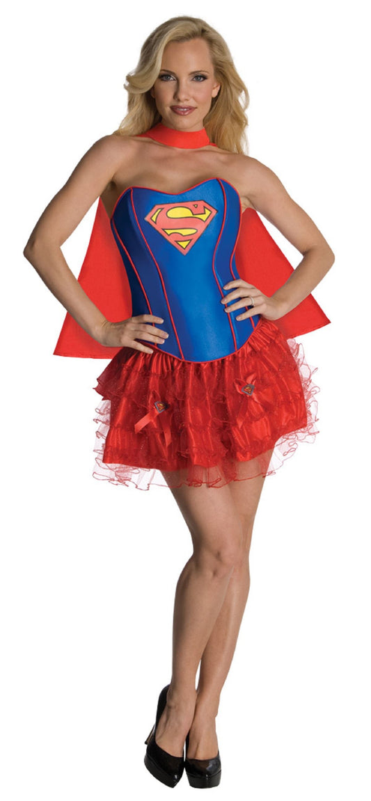Super Girl Corset Woman Costume by Rubies Costumes only at  TeeJayTraders.com