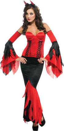 Sexy Corset Deluxe Women Devil Costume by Rubies Costumes only at  TeeJayTraders.com