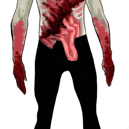 Zombie Skin Suit Men Costume by Rubies costumes only at  TeeJayTraders.com