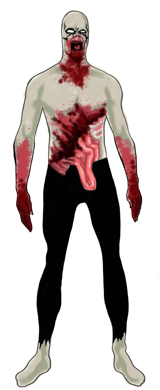 Zombie Skin Suit Men Costume by Rubies costumes only at  TeeJayTraders.com