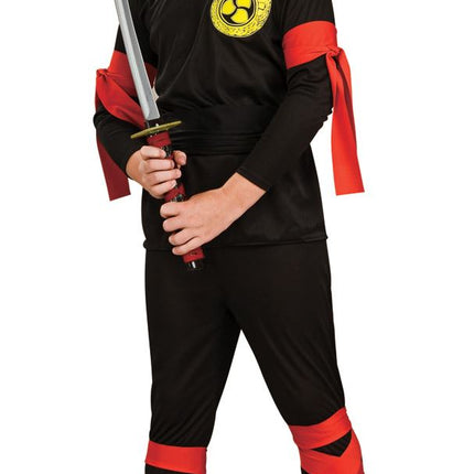 Boys Black Ninja Costume by Rubies only at  TeeJayTraders.com