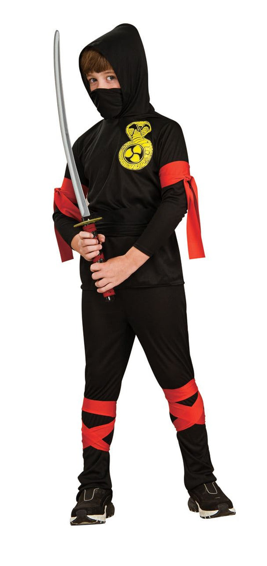 Boys Black Ninja Costume by Rubies only at  TeeJayTraders.com