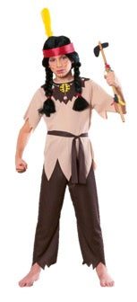 Native American Warrior Boys Costume by Halloween Resource Center only at  TeeJayTraders.com