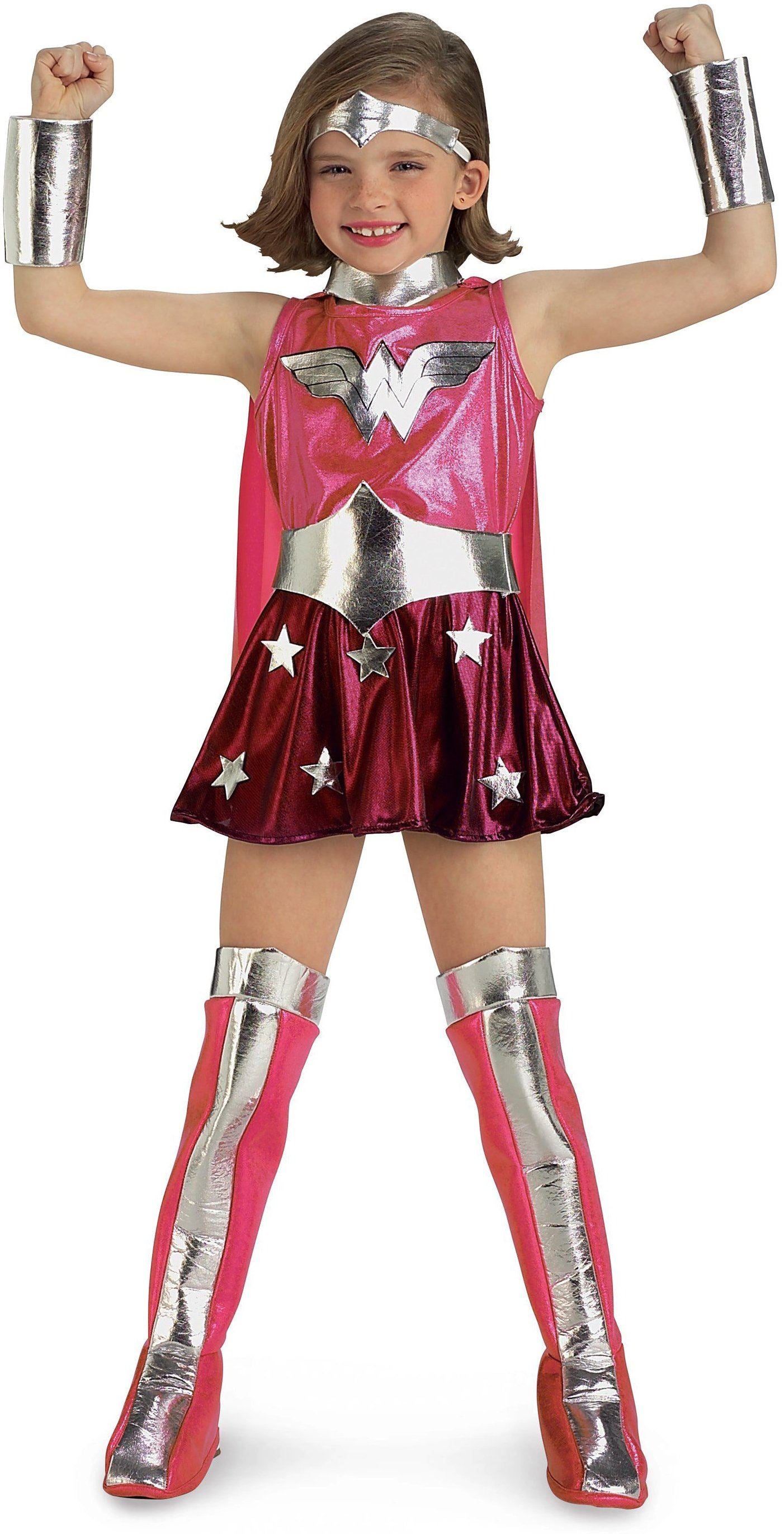 Wonder Woman Girl Pink  Costume by Rubies only at  TeeJayTraders.com