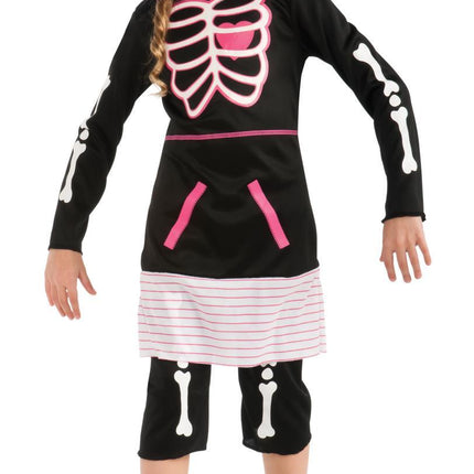 Pink Skeleton Girls Halloween Costume by Rubies Costumes only at  TeeJayTraders.com